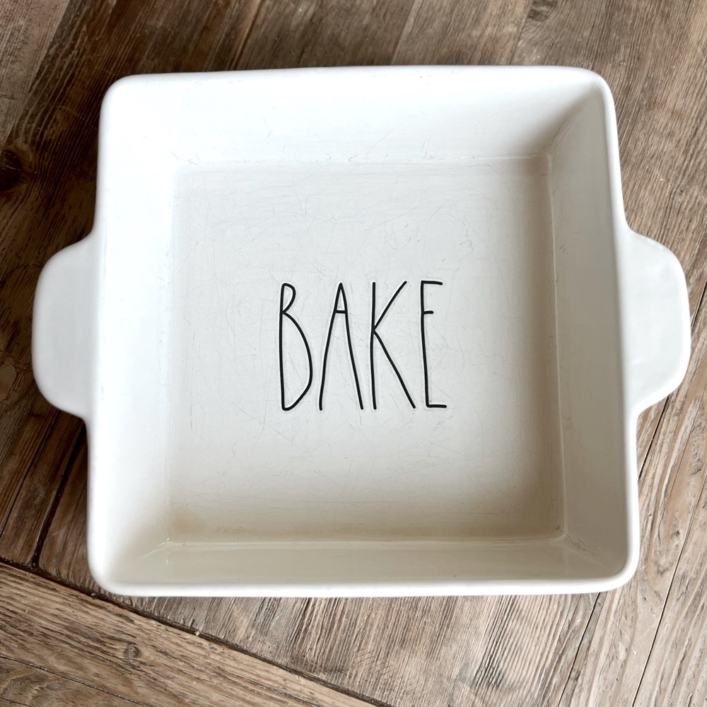 Rae Dunn Baking Dish Artisan Collection by Magenta “BAKE”